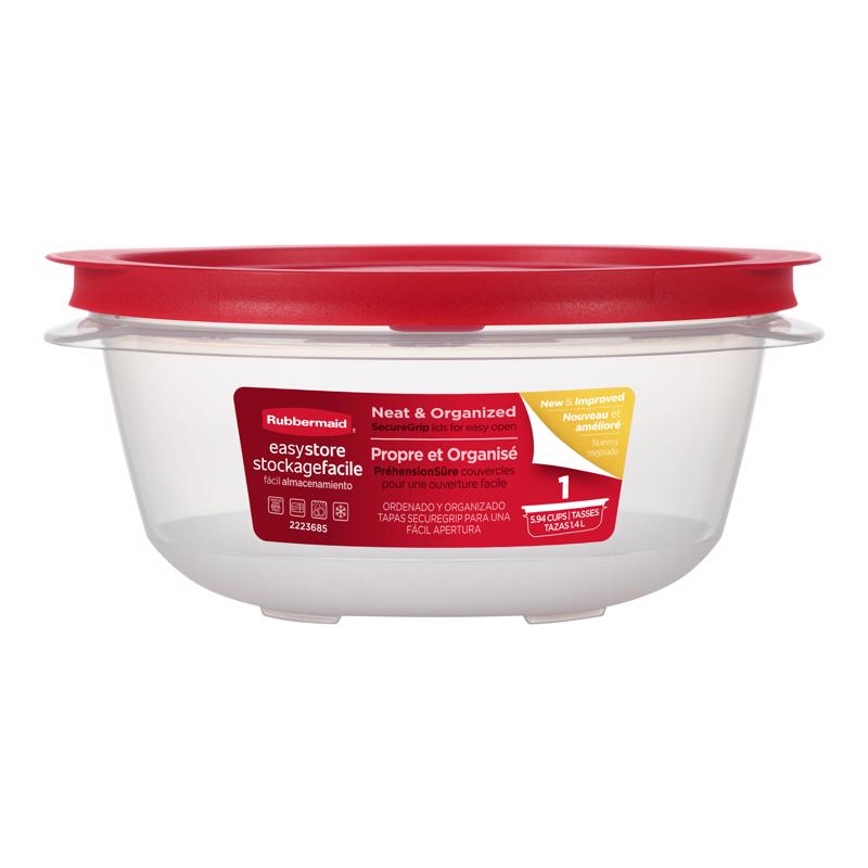 Rubbermaid 5.94 cups Food Container and Lid 1 pk