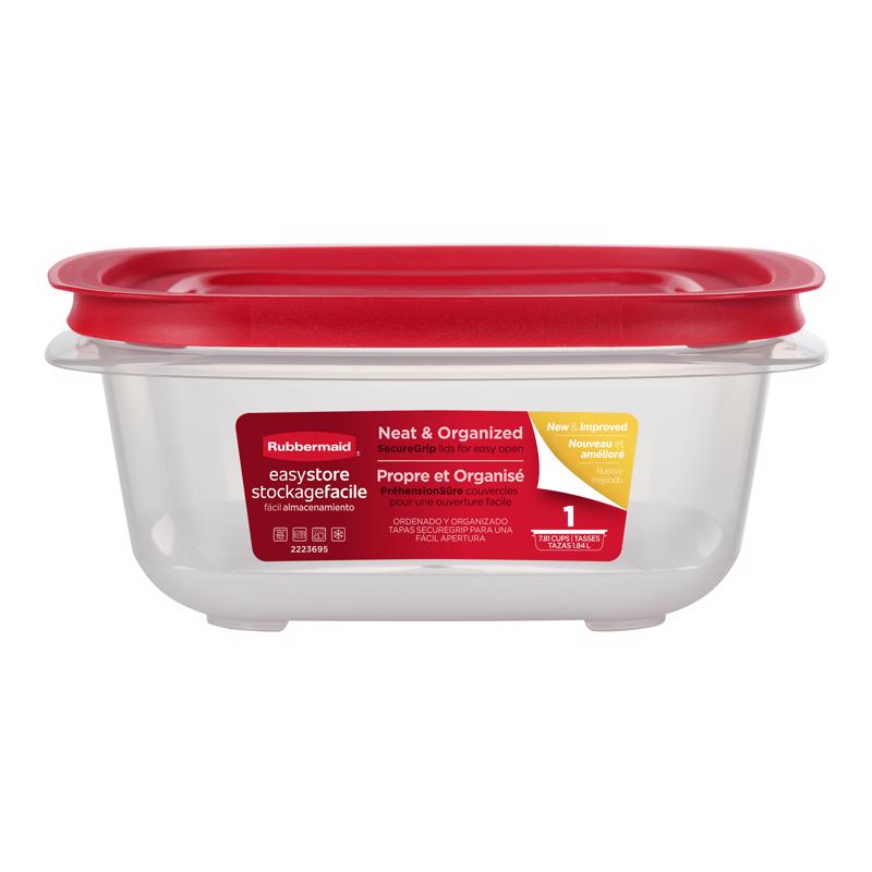 Rubbermaid 7.81 cups Food Container and Lid 1 pk