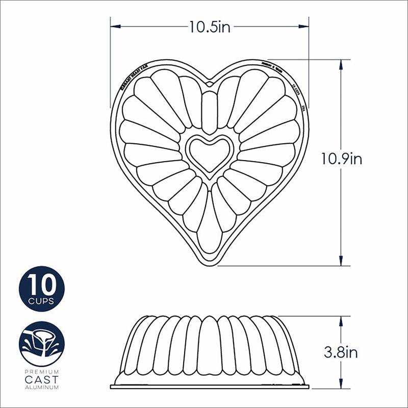 Nordic Ware Heart Bundt Pan