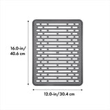 OXO Good Grips 16 in. L X 12 in. W X 1 in. H Silicone Sink Mat
