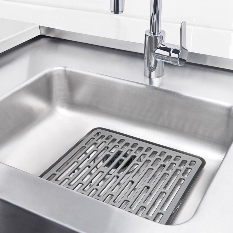 OXO Good Grips 12 in. L X 12 in. W X 1 in. H Silicone Sink Mat