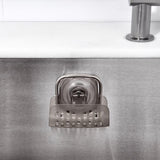 OXO Good Grips 3 in. L X 4 in. W X 3 in. H Plastic/Stainless Steel Sponge Holder