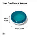 OXO Good Grips 2 fl. oz. Dressing Container 3 pk