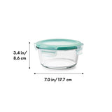 OXO Good Grips 4 cups Clear Food Container and Lid 1 pk