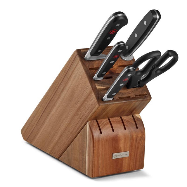WUSTHOF Stainless Steel Block Knife Set 6 pc