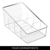 iDesign 5 in. H X 6 in. W X 11 in. D Plastic Packet Organizer