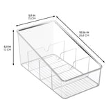 iDesign 5 in. H X 6 in. W X 11 in. D Plastic Packet Organizer