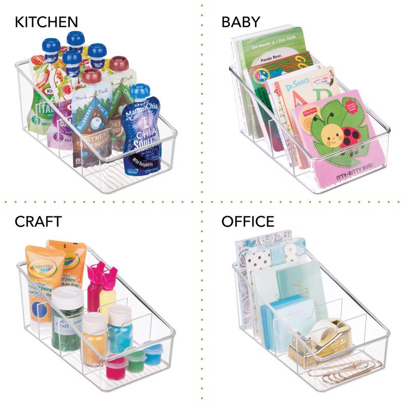 iDesign 5 in. H X 6 in. W X 11 in. D Plastic Packet Organizer