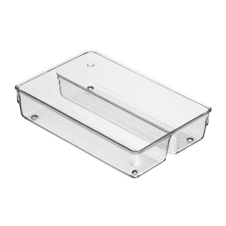 iDesign 2 in. H X 6 in. W X 9 in. D Plastic Drawer Organizer