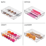 iDesign 2 in. H X 6 in. W X 9 in. D Plastic Drawer Organizer