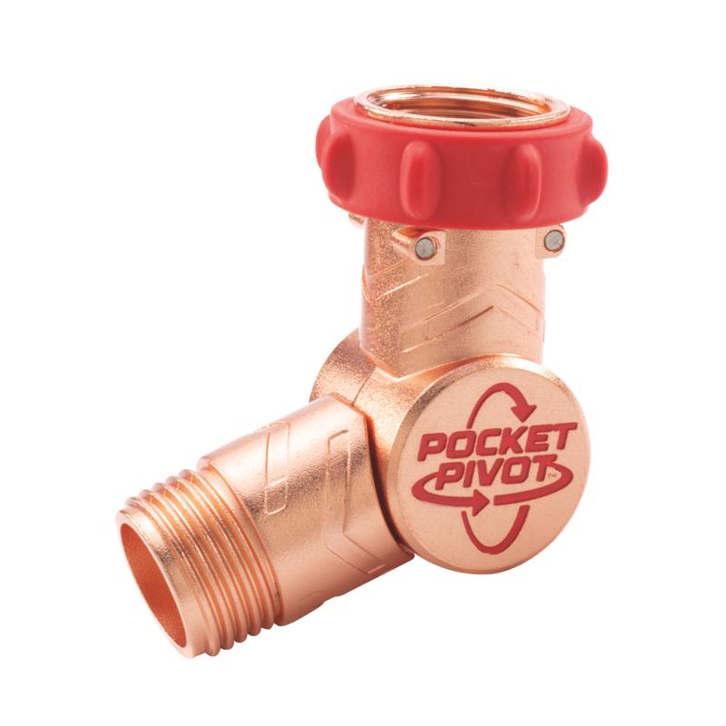 Pocket Hose Copper Head 100 ft. L Medium Duty Expandable Flexible Garden Hose