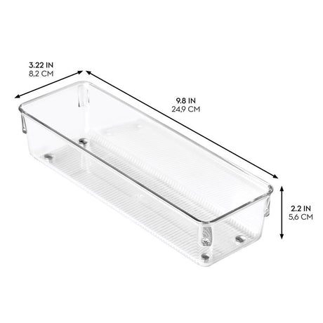 iDesign 2 in. H X 3 in. W X 9 in. D Plastic Drawer Organizer