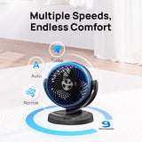 Dreo 11.81 in. H X 7 in. D 3 each Air Circulator Fan