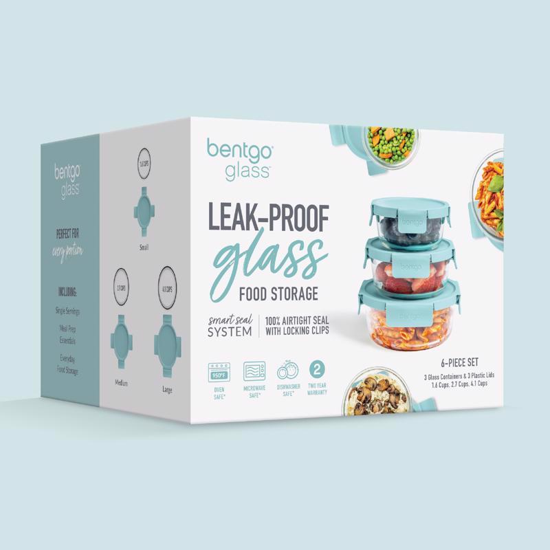 Bentgo Aqua Food Storage Container Set 3 pk