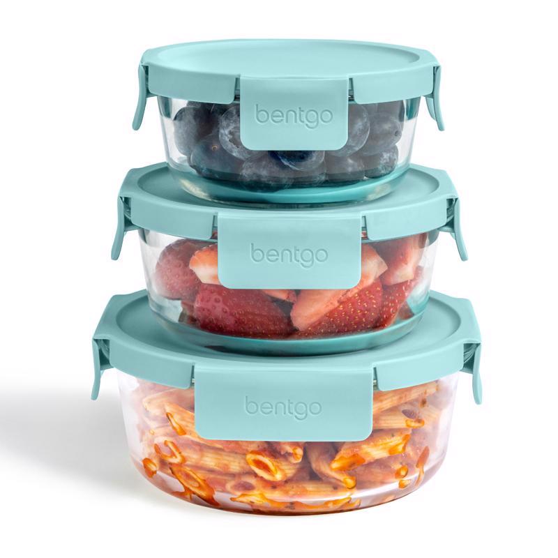 Bentgo Aqua Food Storage Container Set 3 pk