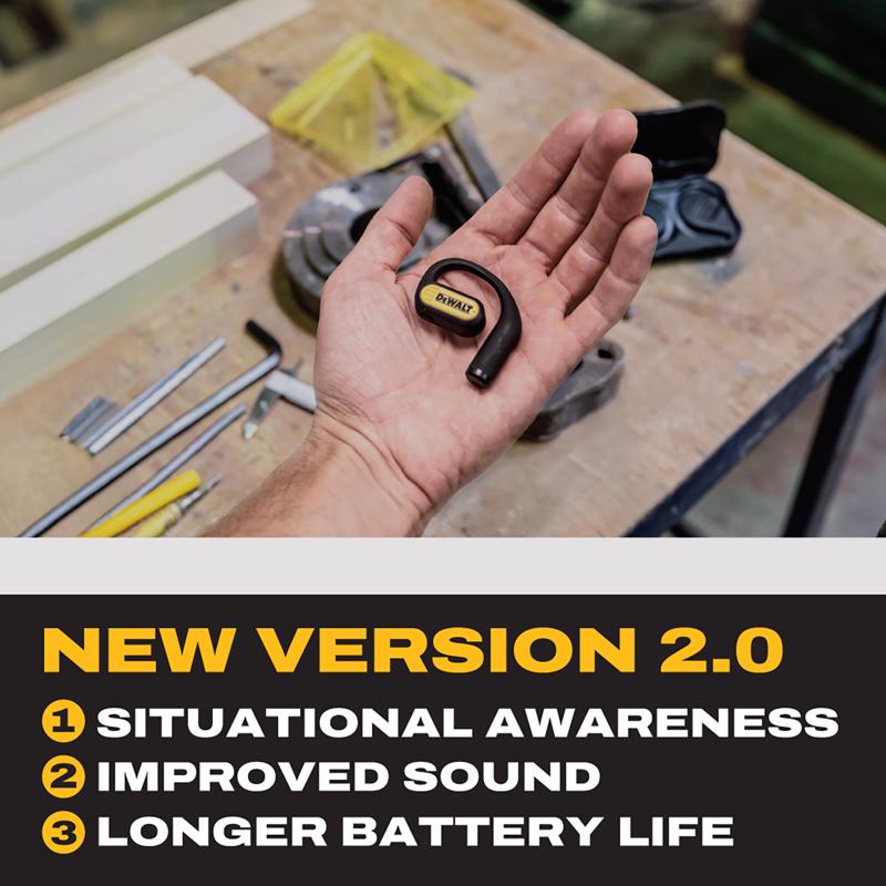 Dewalt Wireless Bluetooth Over Ear Earbuds