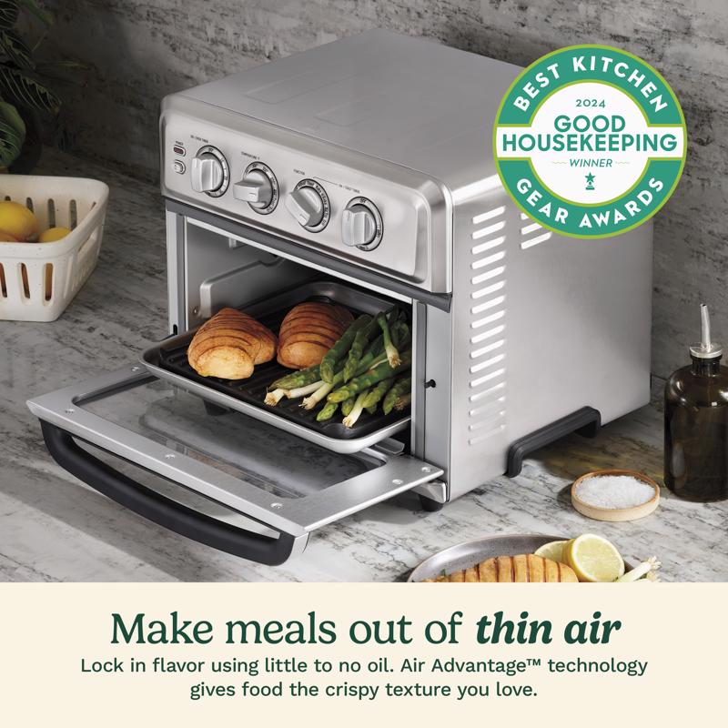 Cuisinart Stainless Steel Silver Multi-Function Oven 14 in. H X 16 in. W X 12 in. D