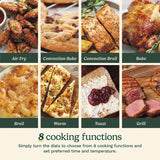 Cuisinart Stainless Steel Silver Multi-Function Oven 14 in. H X 16 in. W X 12 in. D