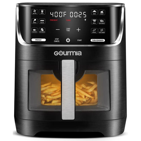 Gourmia Black/Silver 8 qt Programmable Digital Air Fryer