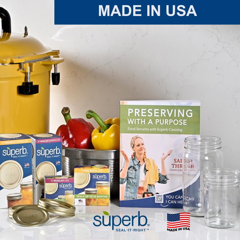 Superb Wide Mouth Canning Rings 120 pk