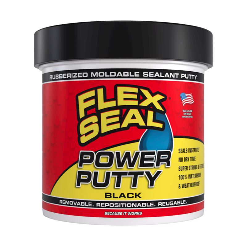 Flex Seal Family of Products Flex Seal Power Putty Black Rubber Sealant 0.5 lb