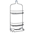 Zenna Home 24 in. H X 11 in. W X 4.7 in. L Matte Black Shower Caddy