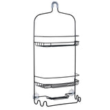 Zenna Home 24 in. H X 11 in. W X 4.7 in. L Matte Black Shower Caddy