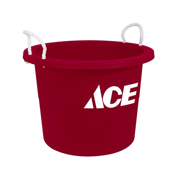 ACE Red Utility Tote 16.75 in. H X 22.5 in. W X 22.5 in. D