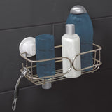Zenna Home Chrome Silver Stainless Steel Shower Basket