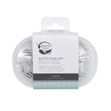 Zenna Home Frost Clear Plastic Soap Dish