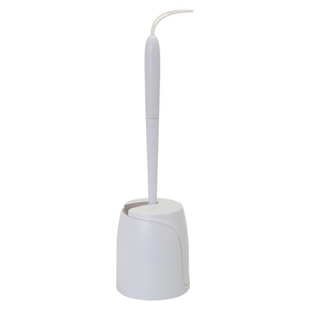 Zenna Home Toilet Bowl Brush & Holder White