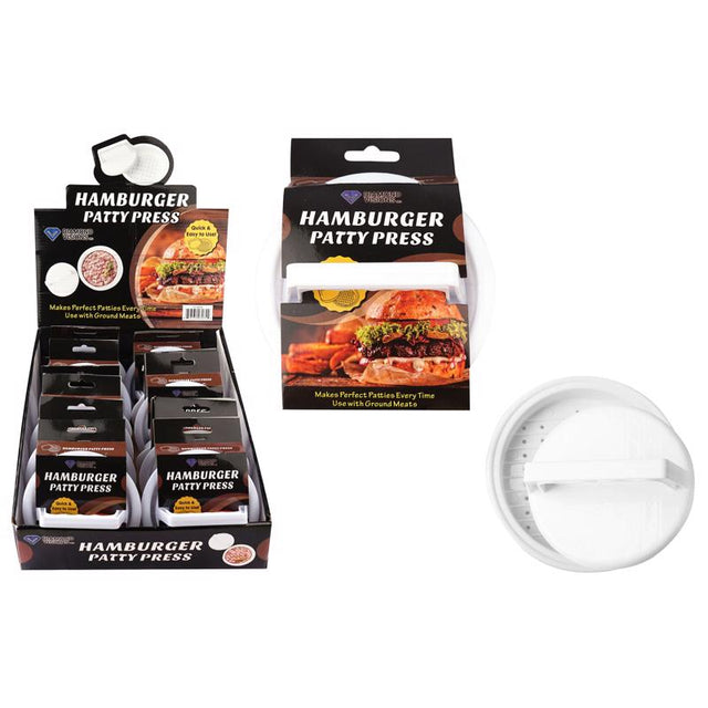 Diamond Visions ABS Plastic Hamburger Press