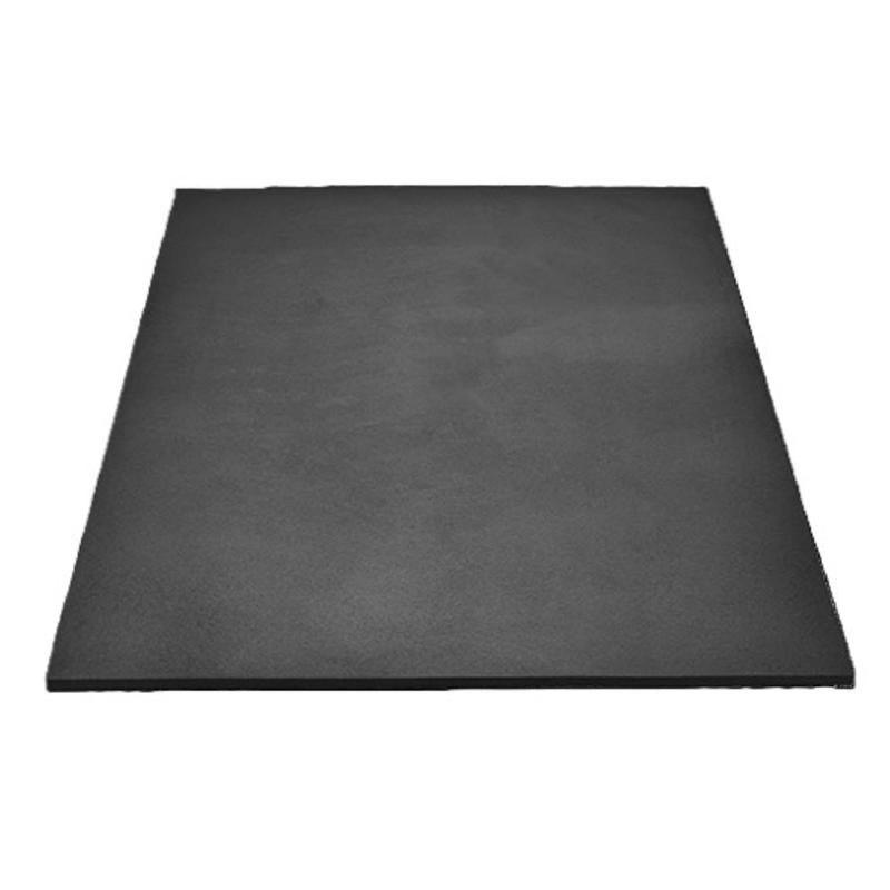 Traction 48 in. W X 96 in. L Black Rubber Utility Mat