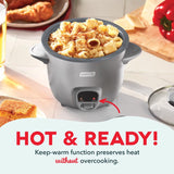 Dash Gray 2 cups Rice Cooker