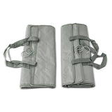 Core Home Gray Fabric Collapsible Clothes Hamper