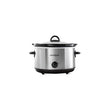 Crockpot 4.5 qt Black/Silver Stoneware Slow Cooker