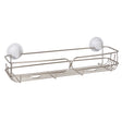 Zenna Home 4.5 in. H X 18 in. W X 5 in. L Shower Basket