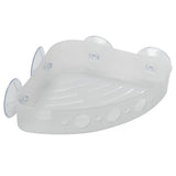 Zenna Home 2.5 in. H X 10.75 in. W X 7.3 in. L Suction Corner Basket