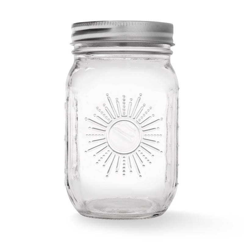 Ball Sunshine Regular Mouth Mason Jar 16 oz 4 pk
