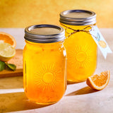 Ball Sunshine Regular Mouth Mason Jar 16 oz 4 pk