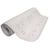 Zenna Home 36 in. L X 17 in. W White PVC Foam Bath Mat