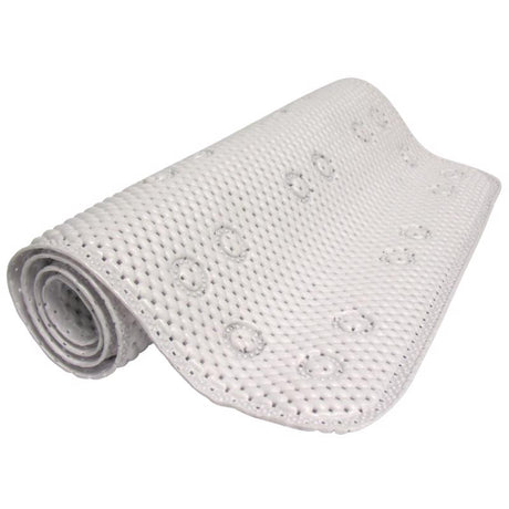 Zenna Home 36 in. L X 17 in. W White PVC Foam Bath Mat