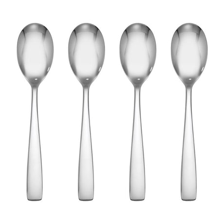 Hampton Forge Austin Silver Stainless Steel Flatware Teaspoon Set 4 pc