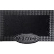 Direct Home Textiles Goup 30 in. W X 18 in. L Black Rubber Door Mat