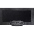 Direct Home Textiles Goup 36 in. W X 20 in. L Black Rubber Door Mat