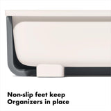 OXO 7.5 in. H X 16.5 in. W X 2.55 in. D Plastic Adjustable Drawer Organizer