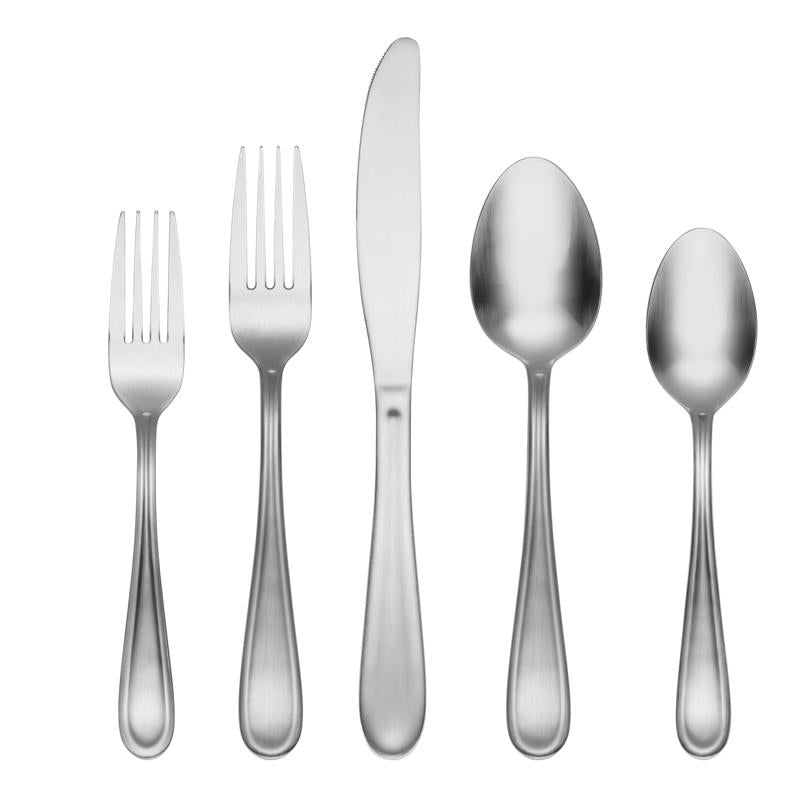 Cambridge Malibu Silver Stainless Steel Flatware Dinner Knife Set 4 pc