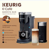 Keurig K-Cafe Barista 42 oz Black Single Serve Coffee Maker