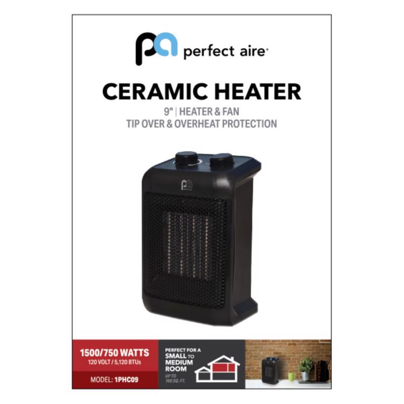 Perfect Aire 100 sq ft Electric Fan Forced Heater 5120 BTU