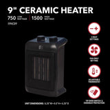 Perfect Aire 100 sq ft Electric Fan Forced Heater 5120 BTU